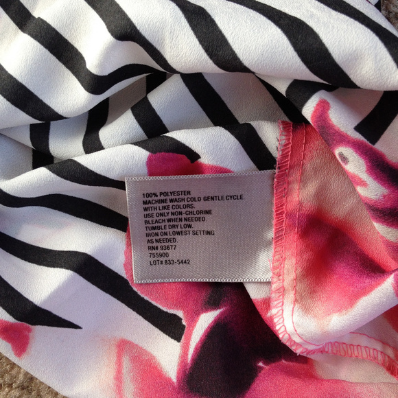 *3/$25* Worthington Sheer Floral & Stripe Camisole - Picture 2 of 4